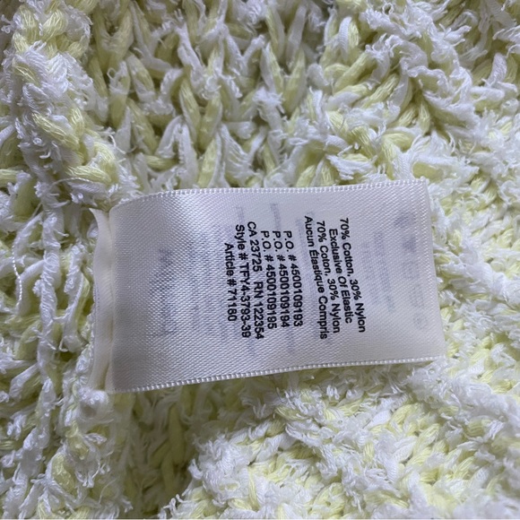 Aritzia Wilfred Confetti Sweater Fluorescent Lime Neon - Picture 5 of 5